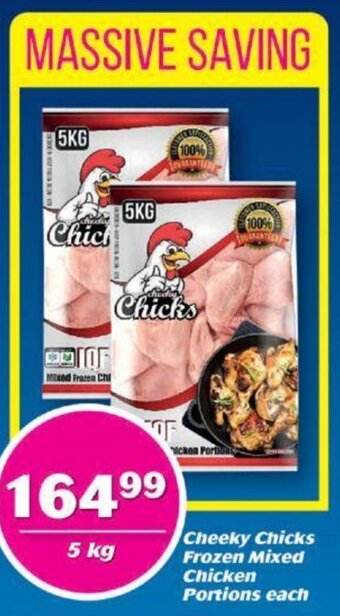 Cheeky Chicks Frozen Mixed Chicken Portions 5kg