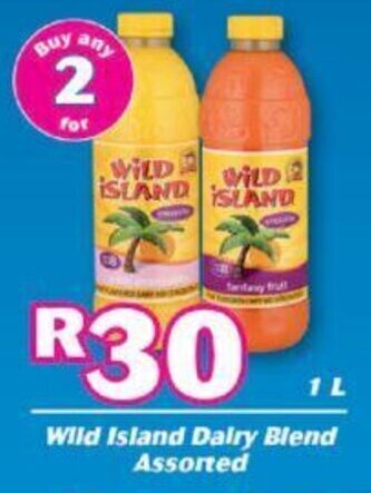 Cambridge Food Wild Island Dairy Blend Assorted 2 x 1L offer