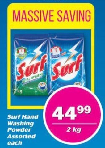 Surf Hand Washing Powder Assorted 2kg