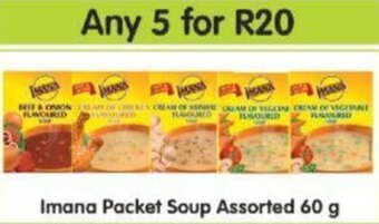 Imana Packet Soup Assorted 5 x 60g
