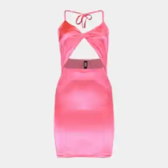 The FIX Women's pink twist bralette bodycon dress offer