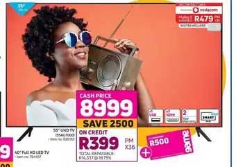 Game Samsung - 55" UHD TV offer