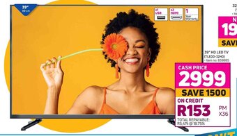 Game Telefunken - 39" HD LED TV offer