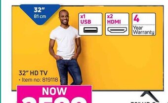 Game Hisense - 32 HD TV offer