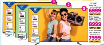 Game Hisense - 50" UHD Smart TV offer