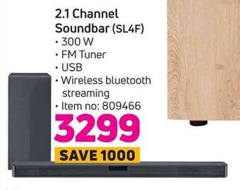 Game LG - 2.1 Channel Soundbar offer