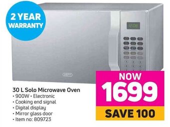 Game Defy - 30 L Solo Microwave Oven offer