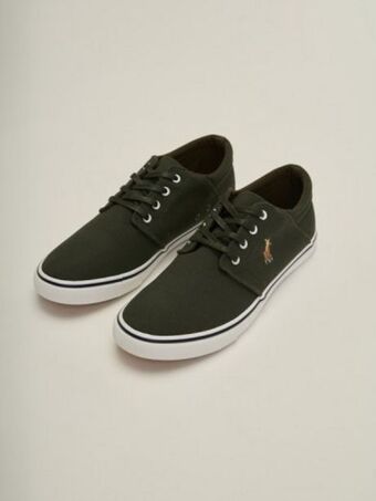 Polo Mens classic canvas sneaker offer