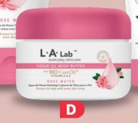 L.A Lab Tissue Oil Body Butter 250ml offer at PEP