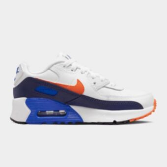 Sportscene Nike kid's air max 90 ltr white/orange sneaker offer