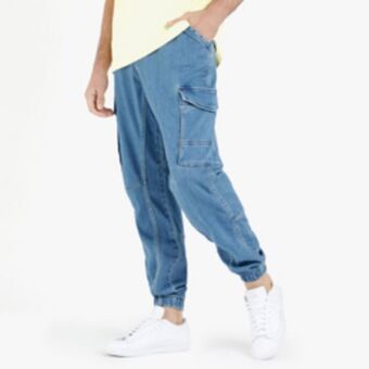 Sportscene Redbat men's medium blue straight leg jeans offer