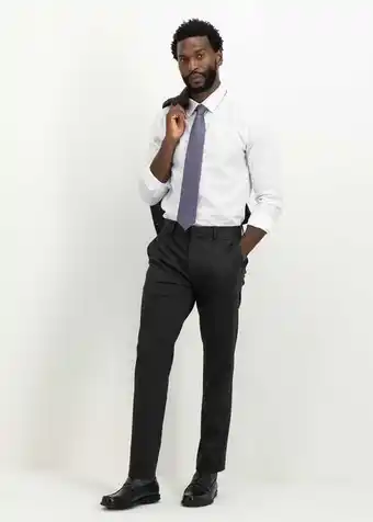 Woolworths Charcoal skinny fit stretch suit trousers offer
