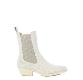 Europa Art Group Leather shin high boots- silver offer