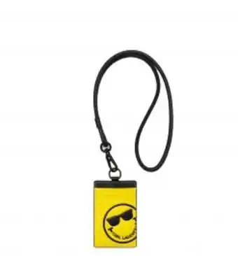 Europa Art Group Karl x smiley® cardholder- black/yellow offer