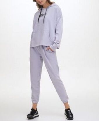Europa Art Group Acid wash two tone logo hoodie – light blue offer