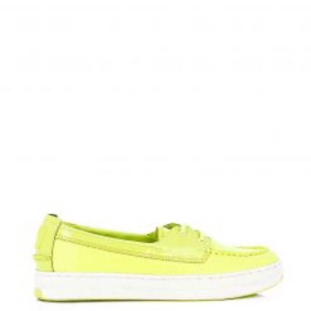 Cloudfeel weekender boat shoe – lime 