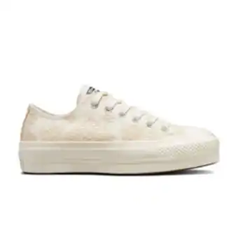 Sportscene Converse women chuck taylor all star lift festival borderie low top white sneaker offer