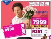Game Samsung 50" uhd smart tv 50au7000 offer