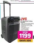 Game Jvc 10" bluetooth trolley speaker offer