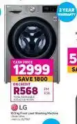 Game Lg 10.5kg front load washing machine offer