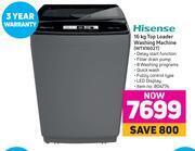 Game Hisense 16kg top loader washing machine wtx1602t offer