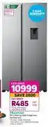 Game Hisense 514l side by side fridge (inox) h670sia-wd offer