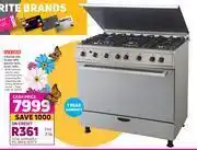 Game Goldair 5 burner gas cooker with electric oven ggeo-760s offer