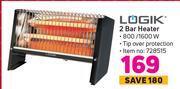 Game Logik 2 bar heater offer