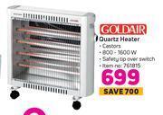 Game Goldair quartz heater offer
