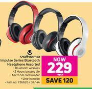 Game Volkano impulse series bluetooth headphone assorted-each offer