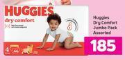Game Huggies dry comfort jumbo pack assorted offer