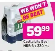 Game Castle lite beer nrb-6 x 330ml offer