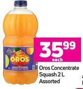 Game Oros concentrate squash assorted-2l each offer