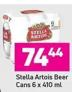 Game Stella artois beer cans-6 x 410ml offer