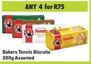 Game Bakers tennis biscuits assorted-for 4 x 200g offer