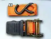 Midas Midas Style Ratchet Tie Downs 50mm x 6m 900Kg Orange LH06M offer