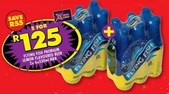 Shoprite Flying Fish Premium Lemon Flavoured Beer 2 x 6 x 330ml offer