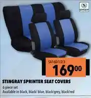 Stingray Sprinter Seat Covers SA160/1/2/3