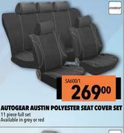 Autogear Austin Polyester Seat Cover Set SA600/1