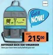 Midas Autogear Back Seat Organiser SB001 offer