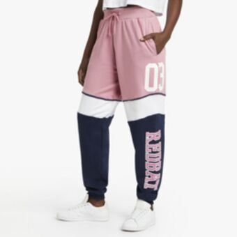 Sportscene Redbat athletics women's pink jogger offer
