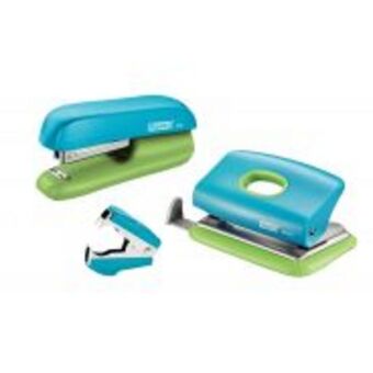Rapid mini f5 set blue and green stapler punch stapler remover