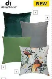 Designhouse Hunters Velvet Cushion (600mm x 600mm)-Each