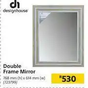 Builders Warehouse Design House Frame Mirror-768mm(h) x 614mm(w) offer
