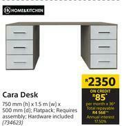 Builders Warehouse Home & Kitchen Cara Desk-750mm(h) x 1.5m(w) x 500mm(d) offer