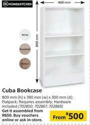 Builders Warehouse Home & Kitchen Cuba Bookcase-800mm(h) x 390mm(w) x 300mm(d) offer
