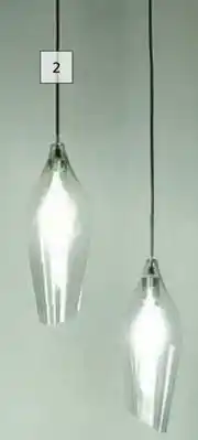 Builders Warehouse Small Glass Pendant Light offer