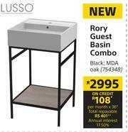 Builders Warehouse Lusso Rory Guest Basin Combo offer
