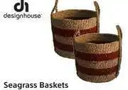 Builders Warehouse Design House Seagrass Baskets-450mm x 450mm x 400mm Each offer