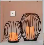 Builders Warehouse LED Metal Cage Lantern Small offer